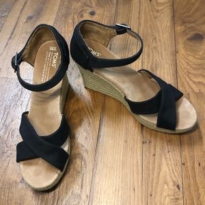 Toms Sienna Espadrille Wedge Sandals
